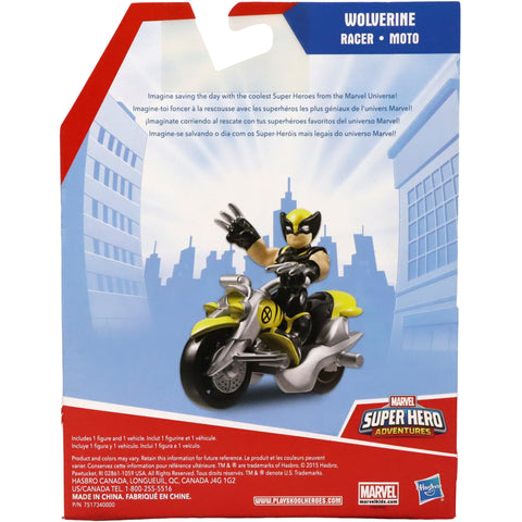 Marvel [Playskool Heroes] - Wolverine Racer Figure & Motorcycle Set (2.5