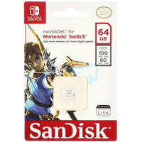 64GB Memory Card for Nintendo Switch - SanDisk - microSDXC SD Card- Image 1