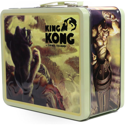 King Kong of Skull Island - Retro Lunchbox & Beverage Container Set (Limited Edition: 1 of 950) - Surreal Entertainment - Tin Titans Series, PREVIEWS Exclusive - Image 2
