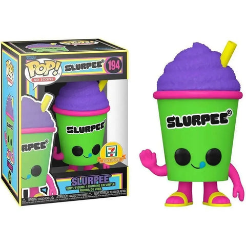 7-Eleven - Green & Purple Slurpee Figure - Funko - Pop! Ad Icons Series (194), 7-Eleven Exclusive