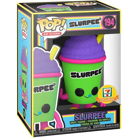 7-Eleven - Green & Purple Slurpee Figure - Funko - Pop! Ad Icons Series (194), 7-Eleven Exclusive