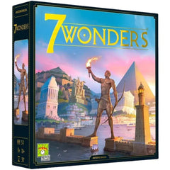 7 Wonders New Edition - Strategy Civilization Board Game for Family, and Adults (3-7 Players, Ages 10+) - Repos Production