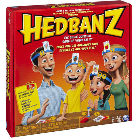 Hedbanz - Party Guessing Card Game for Family, Adults, and Children (2-6 Players, Ages 7+) - Spin Master Game - Image 1