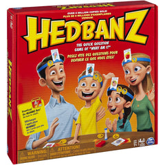 Hedbanz - Party Guessing Card Game for Family, Adults, and Children (2-6 Players, Ages 7+) - Spin Master Game