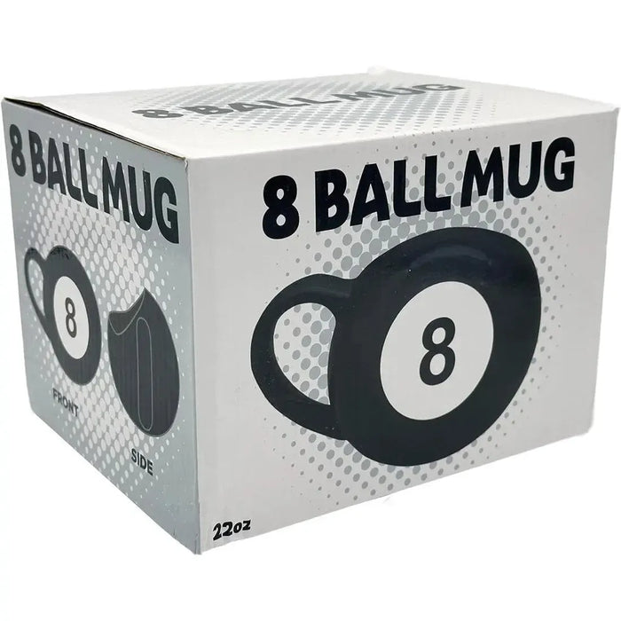8 Ball Sculpted Mug Gag Gift (Ceramic, 22 oz.) - Island Dogs