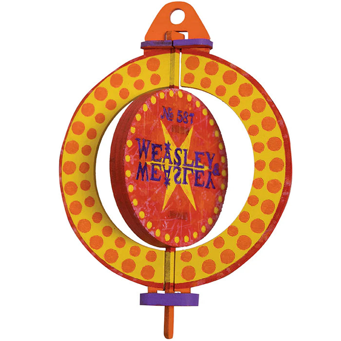 Harry Potter - Weasleys' Wizard Wheezes 3D Hanging Wood Decoration - Insight Editions - IncrediBuilds Emblematics Series - (2019)