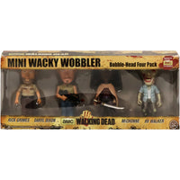 The Walking Dead (TV) - Mini Wacky Wobbler 4-Pack Bobble-Head Figure Set (3