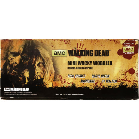 The Walking Dead (TV) - Mini Wacky Wobbler 4-Pack Bobble-Head Figure Set (3