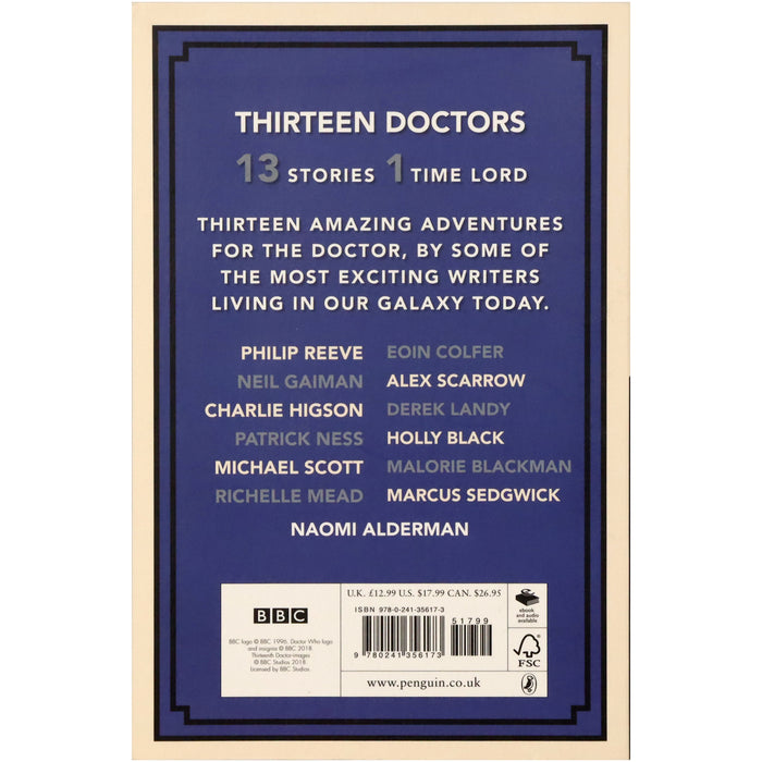 Doctor Who: Thirteen Doctors 13 Stories | Short Story Collection | Paperback