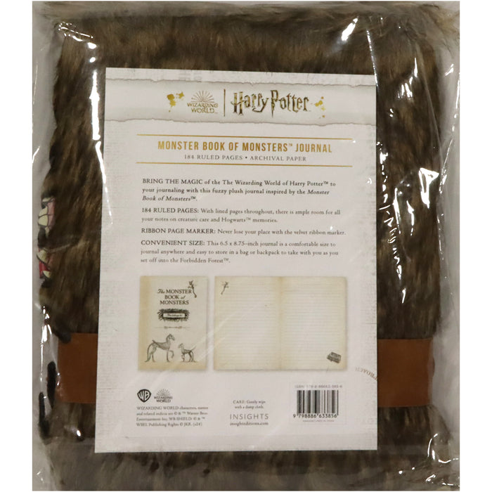 Harry Potter: Monster Book of Monsters | Plush Journal | Hardcover