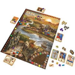 A Column of Fire - Strategy Civilization Board Game for Family, and Adults (2-4 Players, Ages 12+) - Thames & Kosmos