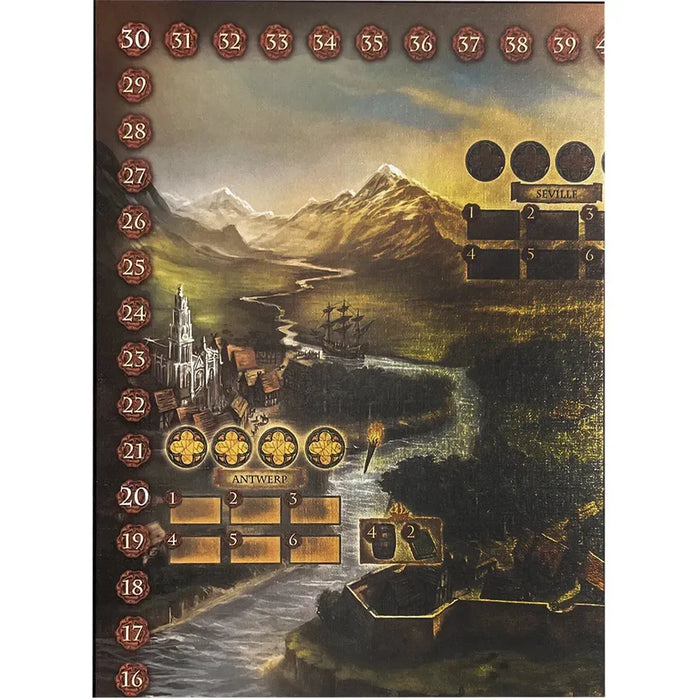 A Column of Fire - Strategy Civilization Board Game for Family, and Adults (2-4 Players, Ages 12+) - Thames & Kosmos