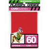 A Player's Choice Standard Red Sleeves (60 Pack, 3.5 x 2.6