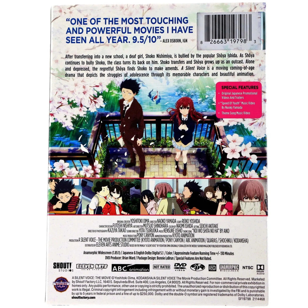 A Silent Voice: The Movie - DVD