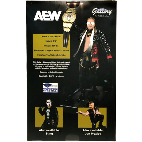 AEW [All Elite Wrestling] - Chris Jericho Statue Figure (1:8 Scale) - Diamond Select Toys - Gallery Diorama Series - (2024)