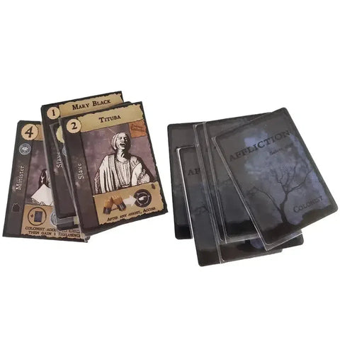 Affliction Salem 1692 - Worker Placement Historical Board Game for Family, and Adults (2-4 Players, Ages 12+) - DPH Games