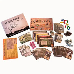 Affliction Salem 1692 - Worker Placement War Board Game for Family, and Adults (2-4 Players, Ages 12+) - DPH Games