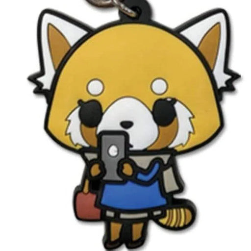 Aggretsuko - Retsuko with Cell Phone Keychain - Great Eastern - PVC
