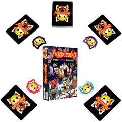 Aggretsuko: Work/Rage Balance - Competitive Anime Card Game for Family, Adults, and Children (3-6 Players, Age 10+) - Japanime Games