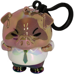 Aggretsuko - Director Ton Iridescent Dangler Clip-On Keychain (2.5") - Bullsitoy - Chibi in Motion Series 2 - (2021)