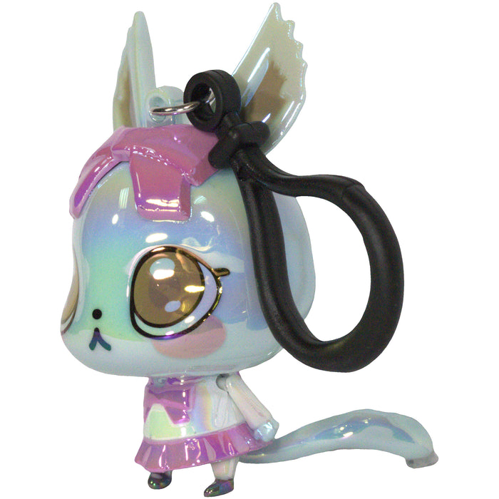 Aggretsuko - Manaka Iridescent Dangler Clip-On Keychain (2.5") - Bullsitoy - Chibi in Motion Series 2 - (2021)