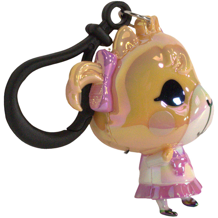 Aggretsuko - Migi Iridescent Dangler Clip-On Keychain (2.5") - Bullsitoy - Chibi in Motion Series 2 - (2021)