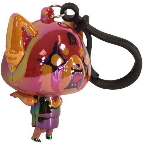 Aggretsuko - Rage Retsuko Iridescent Dangler Clip-On Keychain (2.5