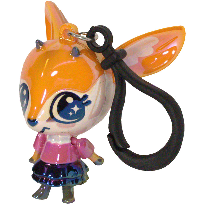 Aggretsuko - Tsunoda Iridescent Dangler Clip-On Keychain (2.5") - Bullsitoy - Chibi in Motion Series 2 - (2021)