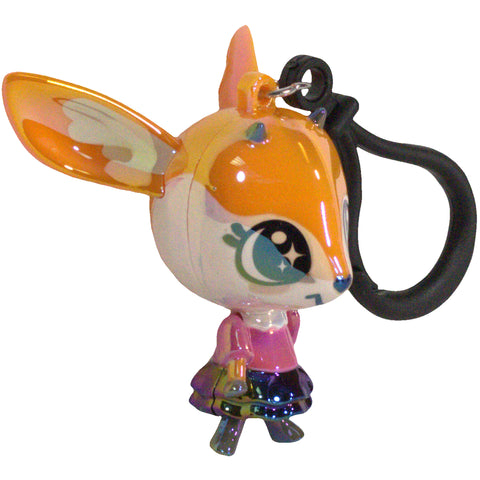 Aggretsuko - Tsunoda Iridescent Dangler Clip-On Keychain (2.5