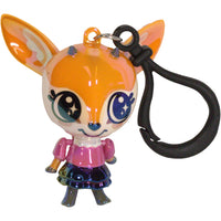 Aggretsuko - Tsunoda Iridescent Dangler Clip-On Keychain (2.5