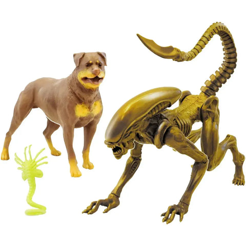 Alien Collection - Runner Xenomorph, Spike & Facehugger Action Figure Set (7