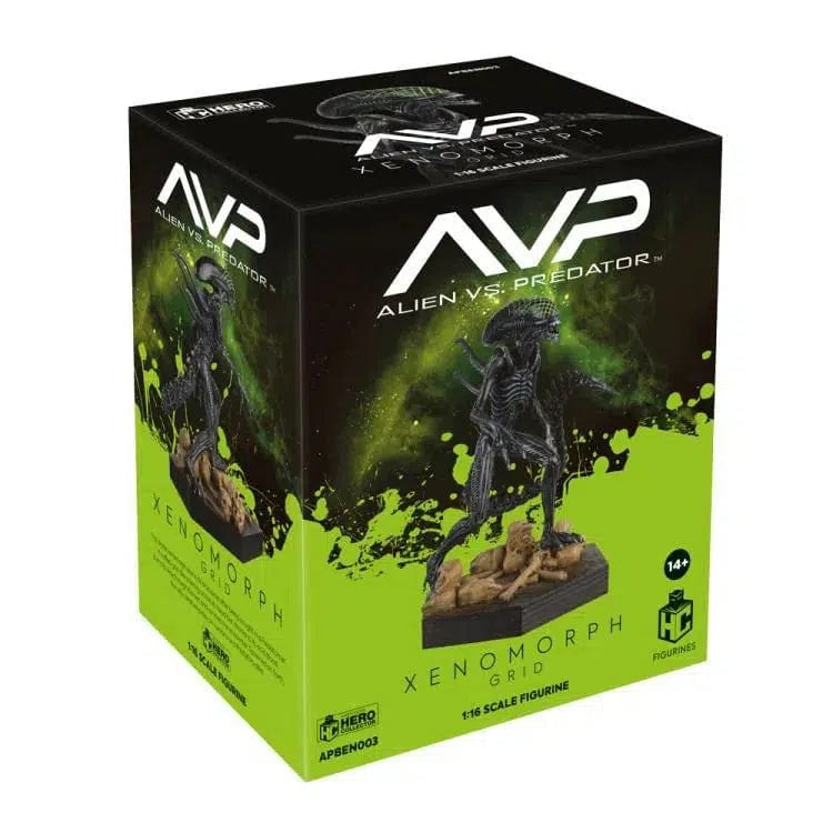 Alien vs. Predator - Xenomorph Grid Figure - Eaglemoss - Hero Collector