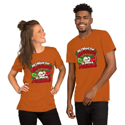 All I Want for Christmas Is More Anime T-Shirt - Cute Anime Christmas Tee - Image 32