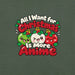 All I Want for Christmas Is More Anime T-Shirt - Funny Gag Gift Anime graphic tee