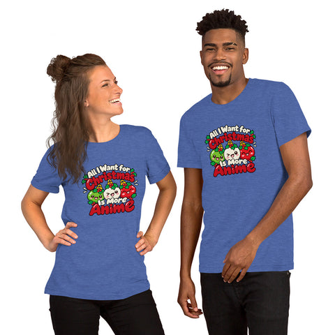 All I Want for Christmas Is More Anime T-Shirt - Funny Gag Gift Anime graphic tee - Image 20