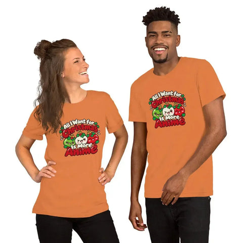 All I Want for Christmas Is More Anime T-Shirt - Funny Gag Gift Anime graphic tee - Image 28