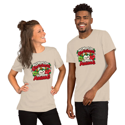All I Want for Christmas Is More Anime T-Shirt - Funny Gag Gift Anime graphic tee - Image 36