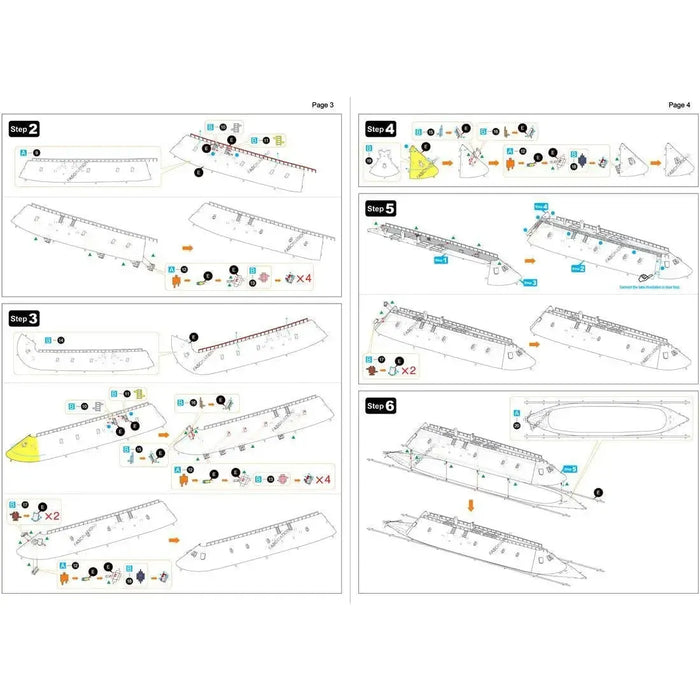 American Civil War [Battle of the Ironclads] - Monitor & Merrimack Ship Figures Model Kit Set (Steel, Challenging Difficulty) - Fascinations - Metal Earth Premium Series