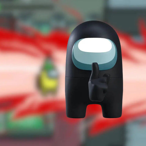 Among Us - Black Character Crewmate Action Figure (3.93