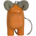 Among Us - Orange Crewmate with Ram Horns Figural Keychain (2") - PMI Kids World - Series 2 - (2022)
