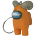 Among Us - Orange Crewmate with Ram Horns Figural Keychain (2") - PMI Kids World - Series 2 - (2022)