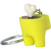 Among Us - Yellow Dead Crewmate with Bone Figural Keychain (1.5") - PMI Kids World - Series 2 - (2022)