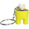 Among Us - Yellow Dead Crewmate with Bone Figural Keychain (1.5