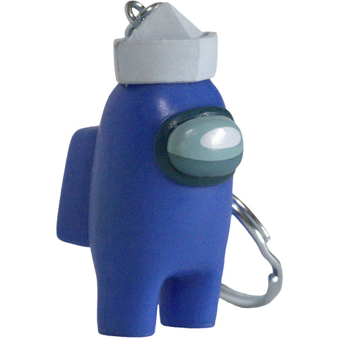 Among Us - Blue Crewmate with Sailor Hat Figural Keychain (2