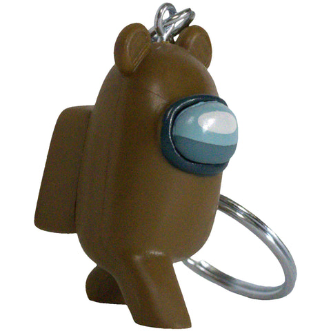 Among Us - Brown Crewmate with Ears Figural Keychain (2