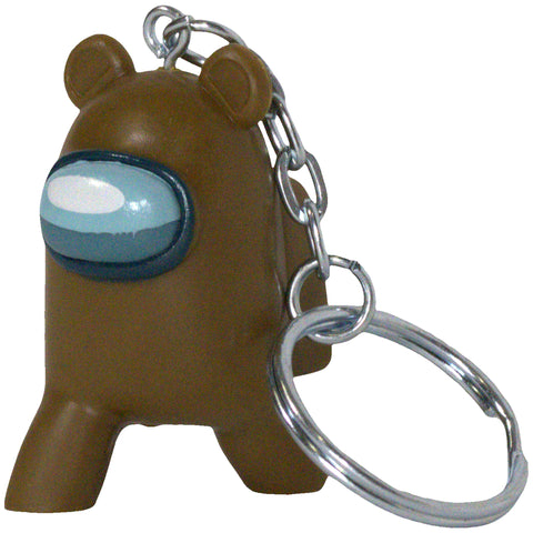 Among Us - Brown Crewmate with Ears Figural Keychain (2