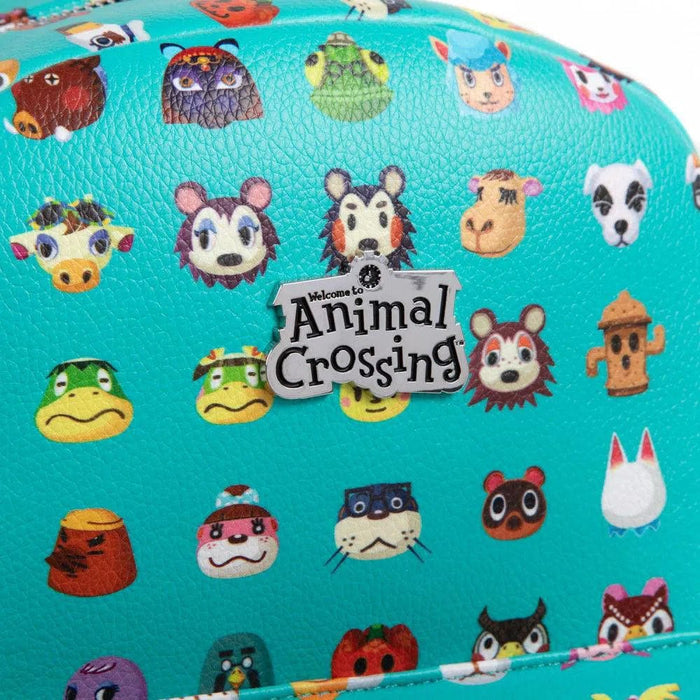 animal crossing character print mini backpack Animal Crossing Character Print Mini Backpack