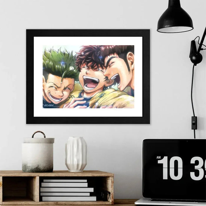 Ao Ashi - Team Victory Framed Print (12"x16") - ABYstyle