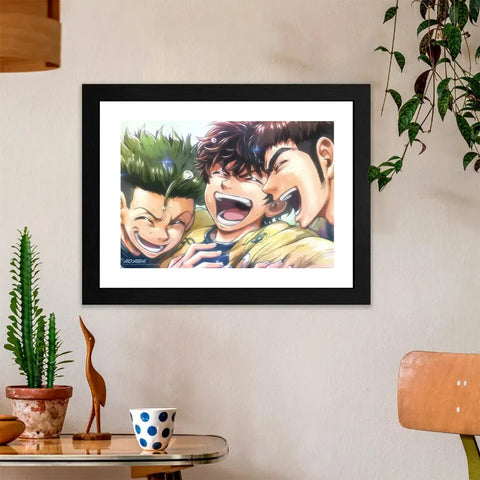 Ao Ashi - Team Victory Framed Print (12