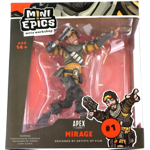 Apex Legends - Mirage Figure - Weta Workshop - Mini Epics Series